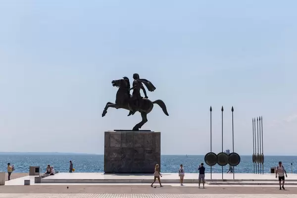 Reiterstatue von Alexander dem Großen in Thessaloniki