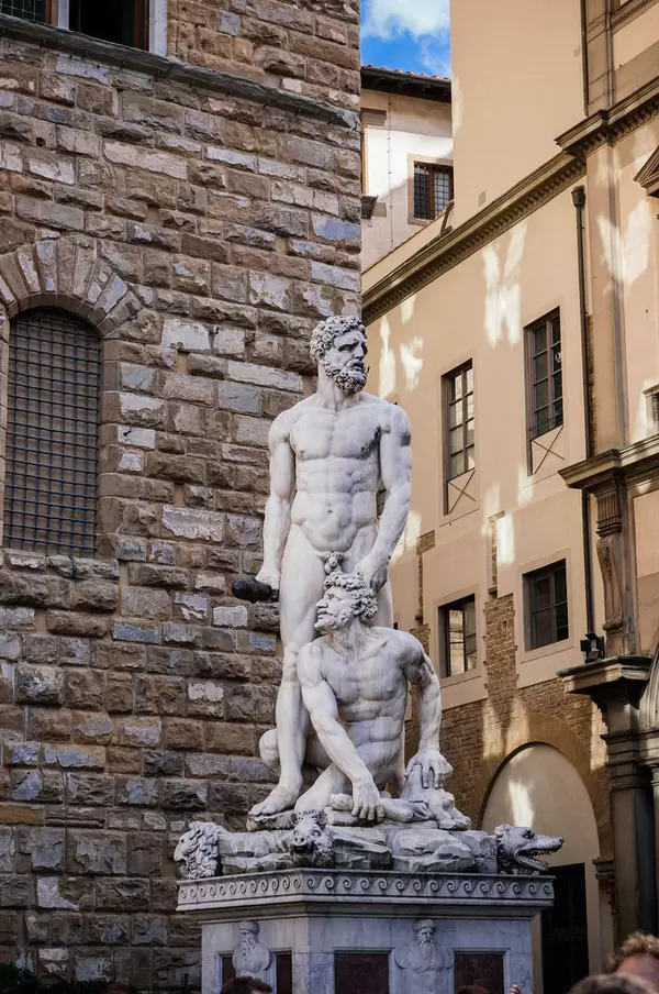 Renascence statue on Piazza della Signoria