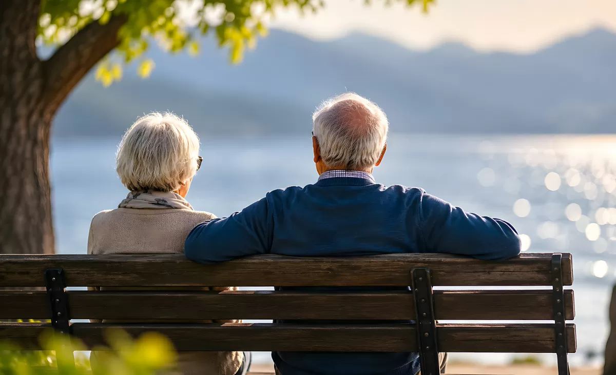 Renter-Paar genießt den Ruhestand am See