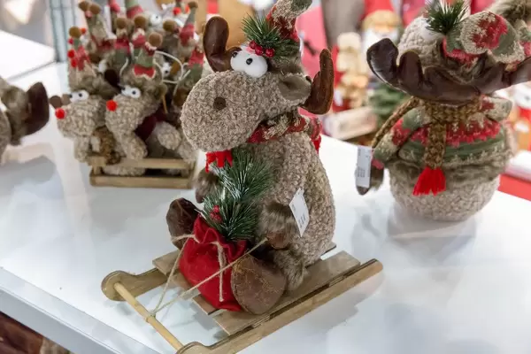 Rentier auf einem Schlitten - IAW Köln 2018