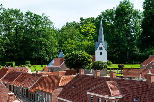 Replica of a church in Varde, Denmark
