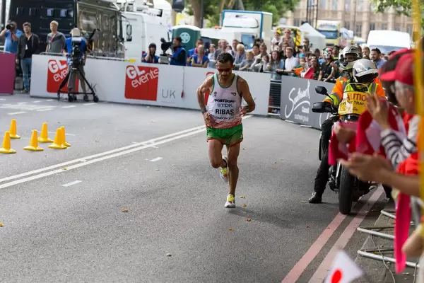 Ricardo Ribas (Marathon Finale) bei den IAAF Leichtathletik-Weltmeisterschaften 2017 in London