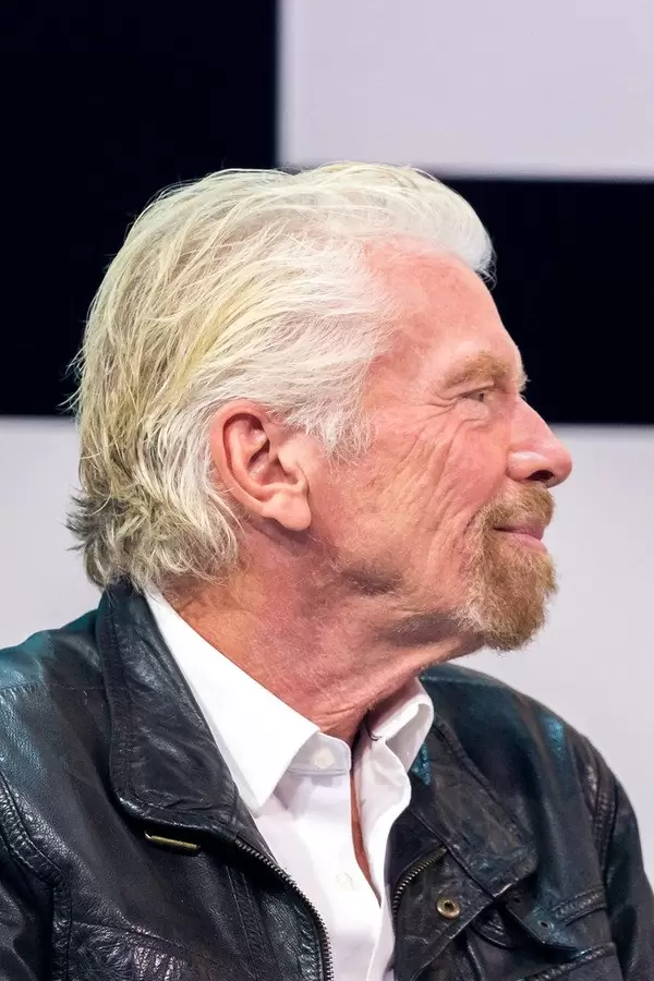 Richard Branson Profilansicht in der Nahaufnahme von der Digital X in Köln