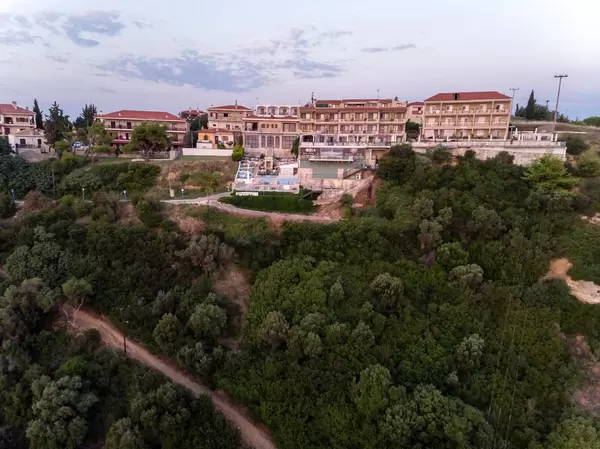 Rigas Hotel Afitos at sunset