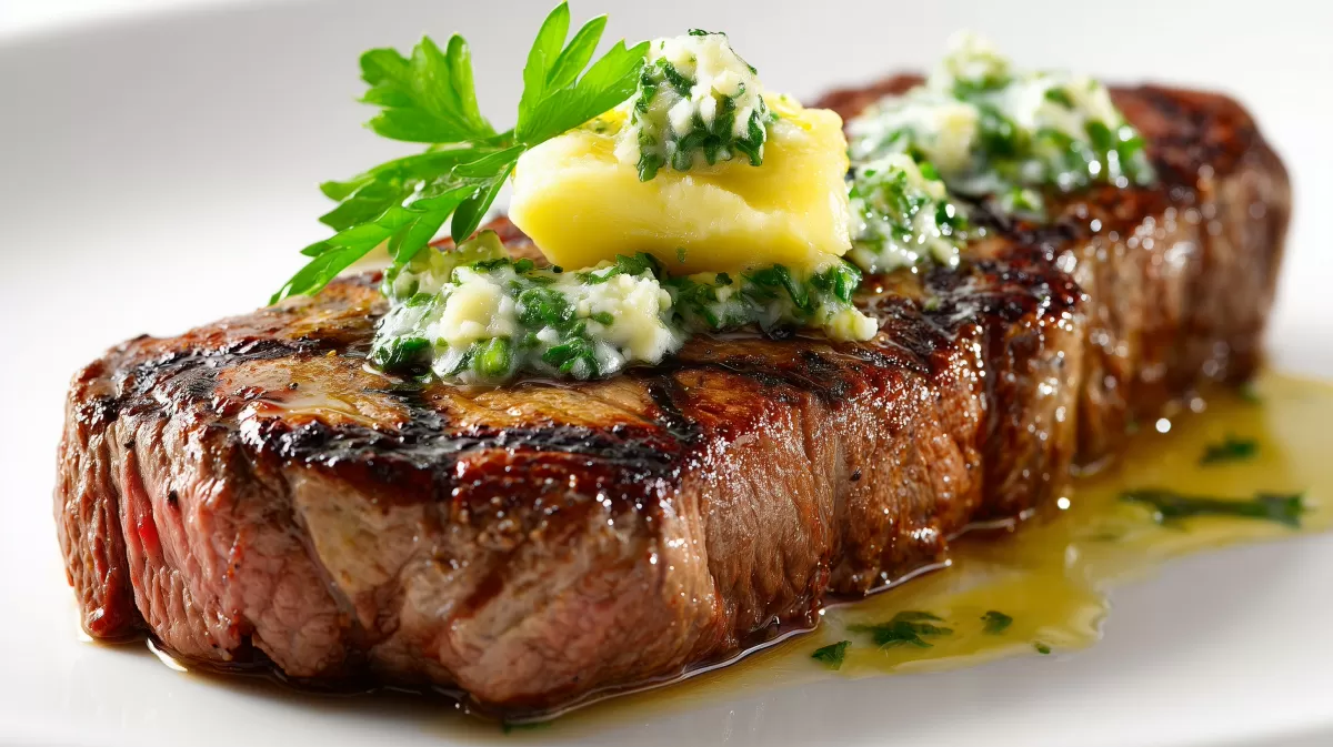 Rinderfilet auf Brasilianische Art mit Knoblauchbutter