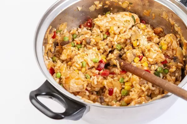 Risotto with Chicken Meat