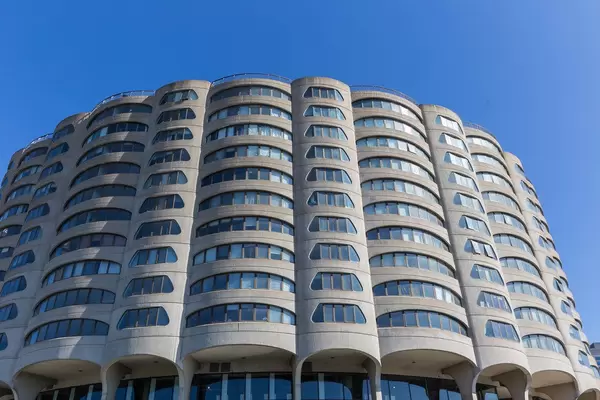 River City Marina designed by Bertrand Goldberg in the South Loop, Chicago