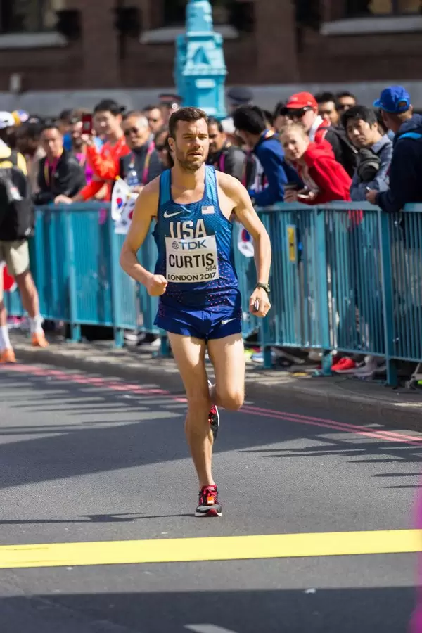 Robert Curtis (Marathon Finale) bei den  IAAF Leichtathletik-Weltmeisterschaften 2017 in London