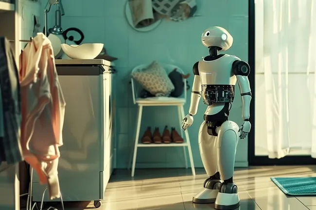 Roboterkoch in moderner Küche