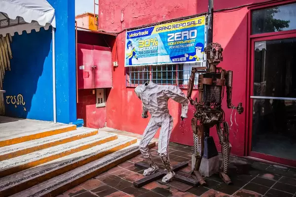 Robots Made Out of Scrap Metals