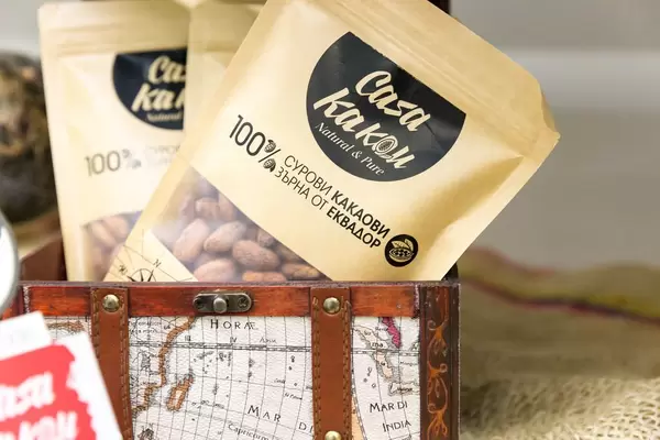 Rohe Kakao-Bohnen von Casa Kakau