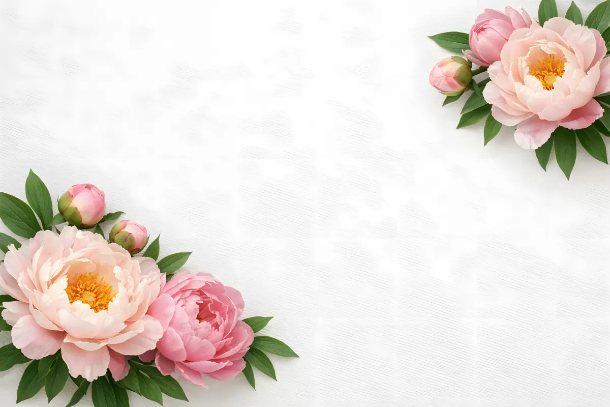 Romantischer Blumenstrauß aus Pfingstrosen