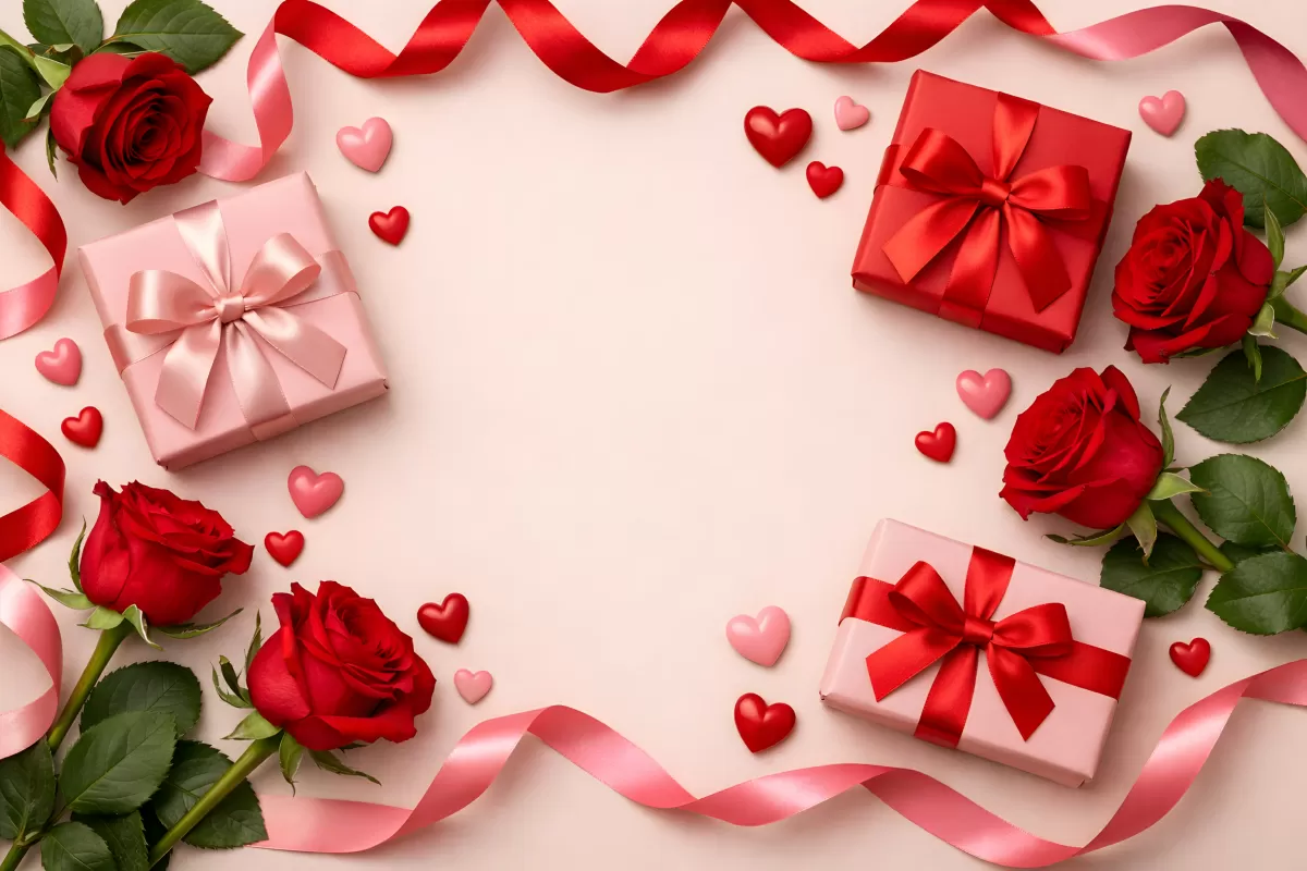 Romantisches Geschenkset zum Valentinstag