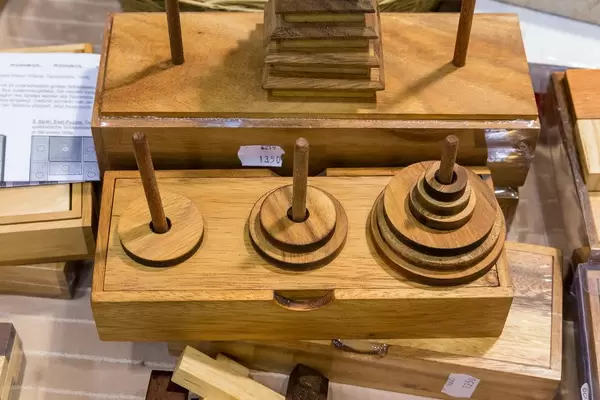 Rombol Denkspiele - Holzspiel verschiedene Varianten