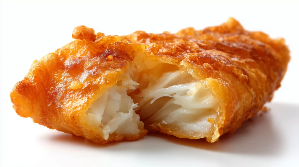 Rotbarsch im fluffigen Bierteig, knusprig gebacken