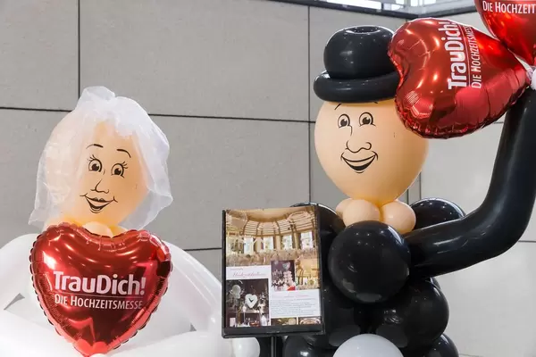 Rote Luftballons - TrauDich! Die Hochzeitsmesse