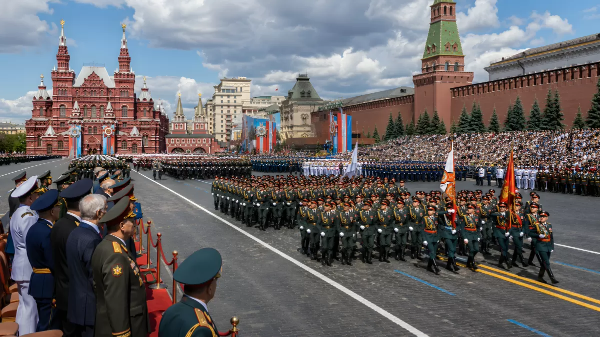 Rote-Platz-Parade: Militärschau in Moskau