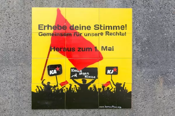 Roter 1. Mai - Aufruf des Kommunistischen Aufbaus zur Mai-Demonstration