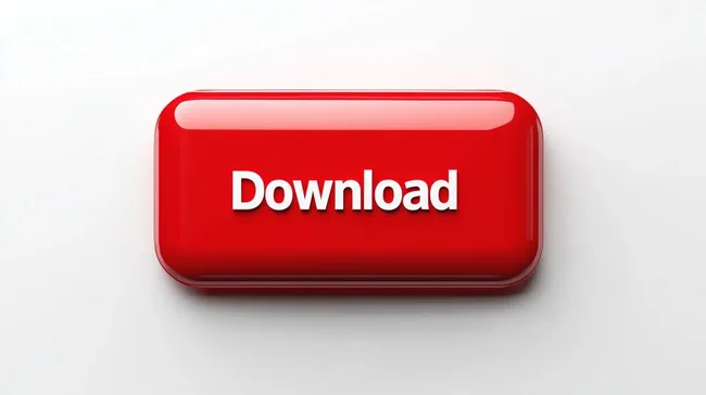 Roter Download-Button mit gerundeten Ecken