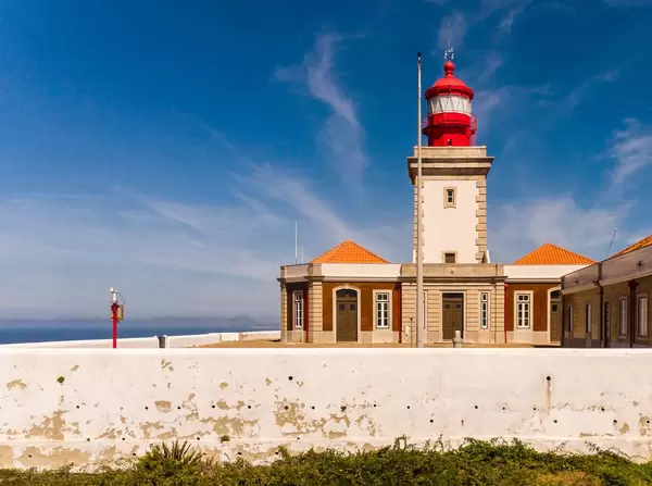 Roter Leuchturm zu Cabo da Roca