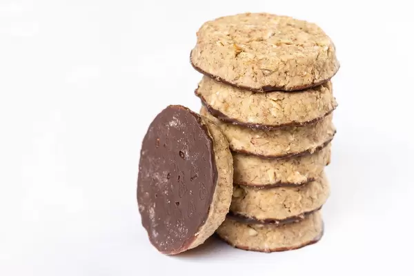 Round Chocolate Integral Biscuits