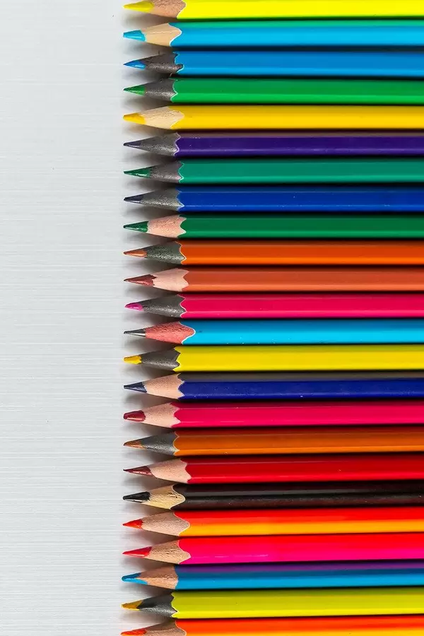 Row Of Colour Pencils (Flip 2019)