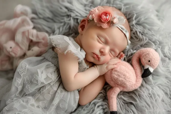 Ruhiger Schlaf des süßen Babys