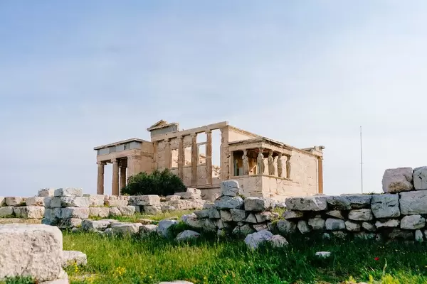 Ruins of the temple of Erechtheion