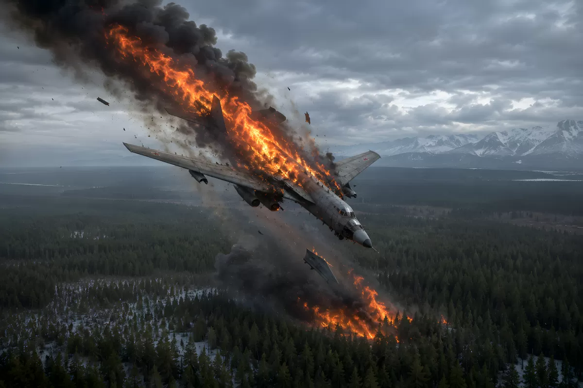 Russischer Langstreckenbomber Tupolev Tu-22M3 abgestürzt