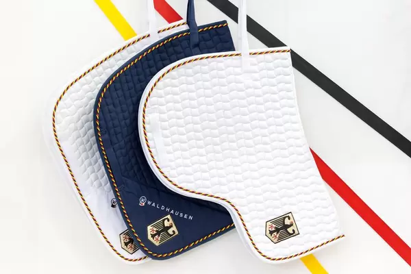 Saddlecloth with German eagle and emblem of Waldhausen