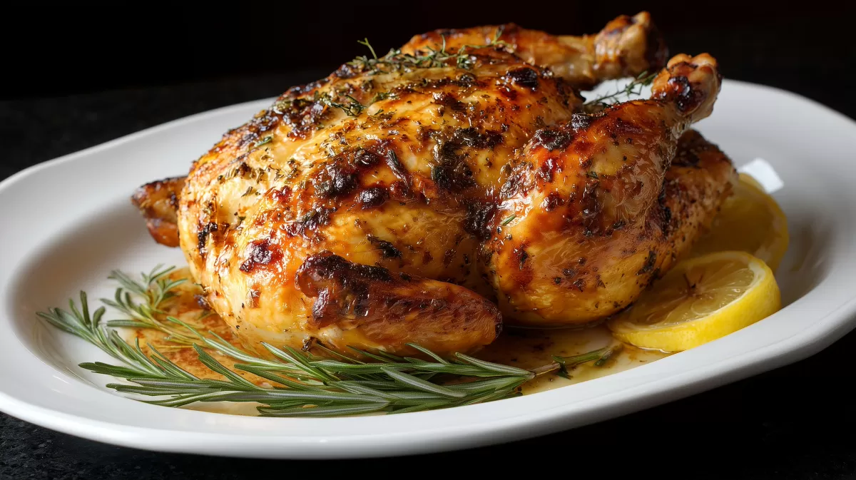 Saftig gebratenes Hähnchen mit leckerer Kruste