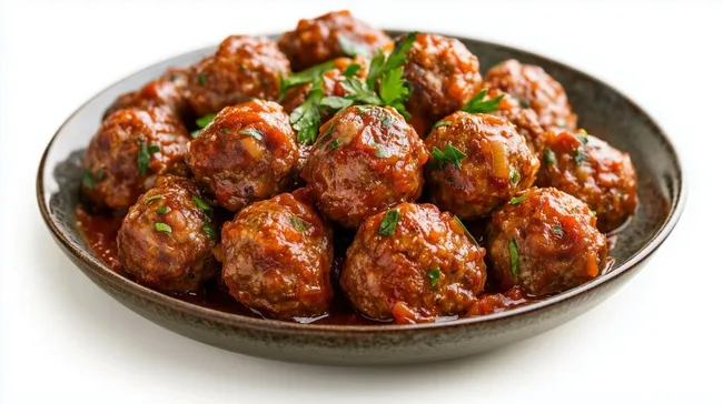 Saftige Fleischbällchen in würziger Tomatensauce