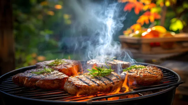 Saftige Grillsteaks mit würzigem Rauch