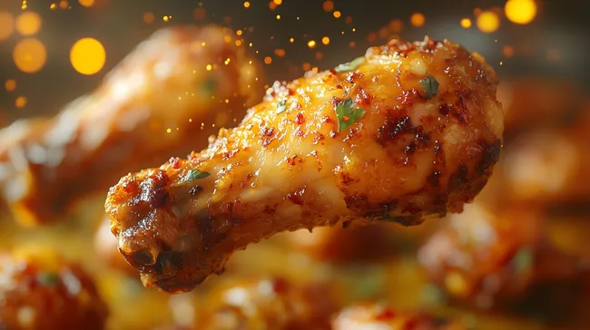 Saftige Hähnchenkeulen in würziger Marinade