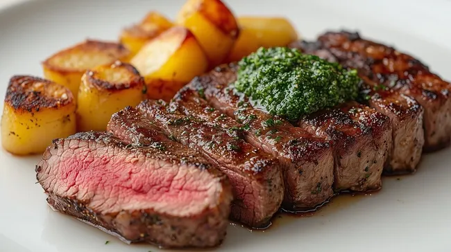 Saftiges Lammkarree mit Beilage