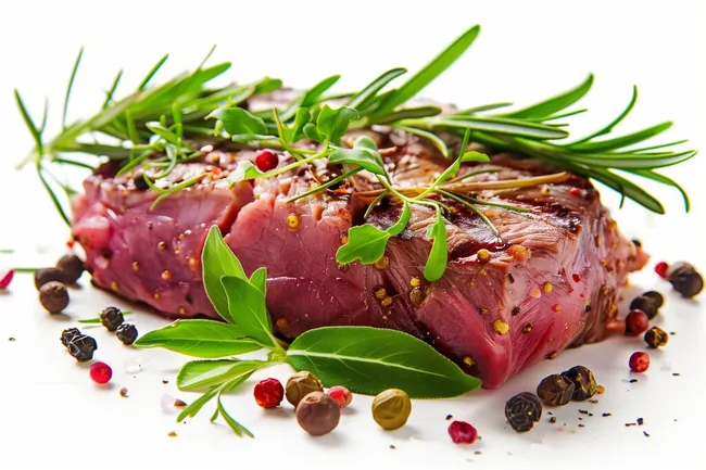 Saftiges Rindersteak mit aromatischen Kräutern