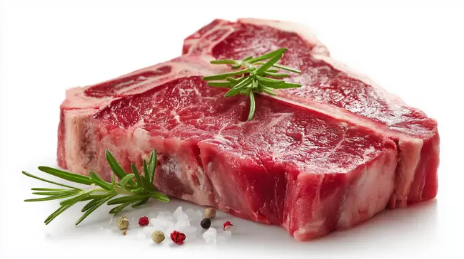 Saftiges Rindersteak mit Gewürzen - kulinarisches Genussfoto