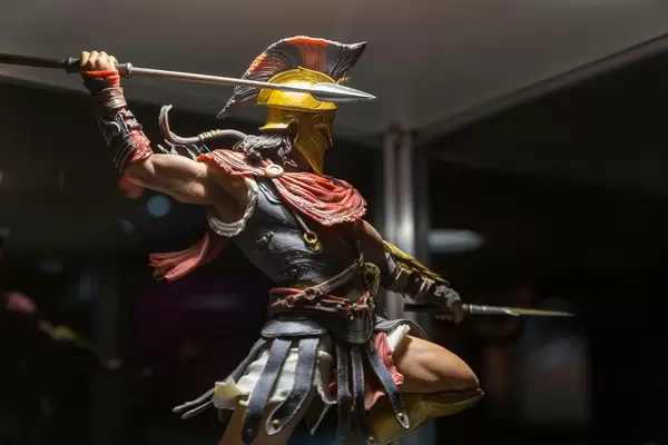 Sammelfigur eines spartanischen Kriegers Assassin's Creed Odyssey Spartan Edition