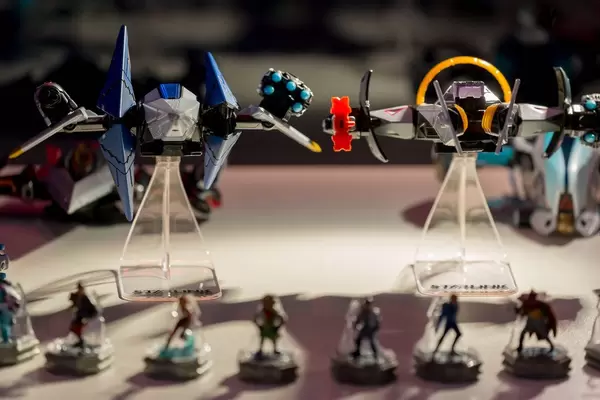 Sammelfiguren von Raumschiffen aus Starlink: Battle for Atlas