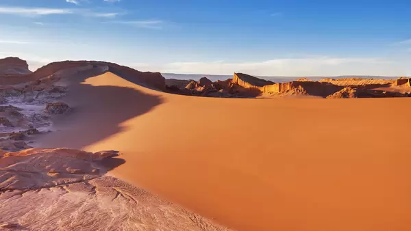 Sand dunes in Valley De La Luna / Sanddünen im Tal De La Luna