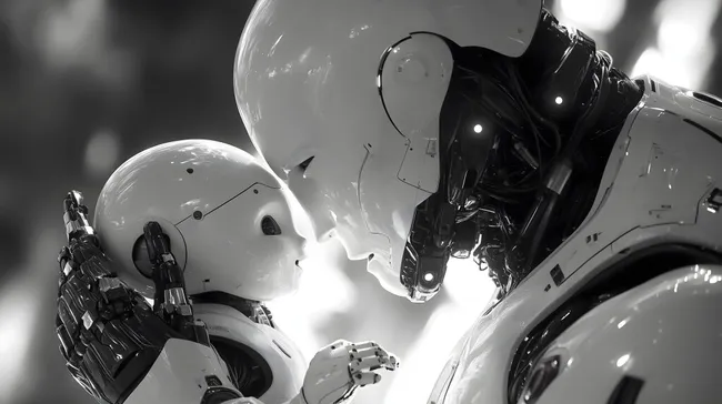 Sanfte Interaktion zwischen Robotern