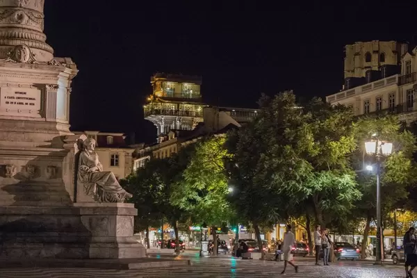 Santa Justa Lift from Rossio square