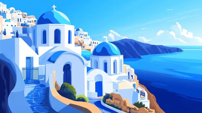 Santorini: Idyllische Meereswelt in Griechenland