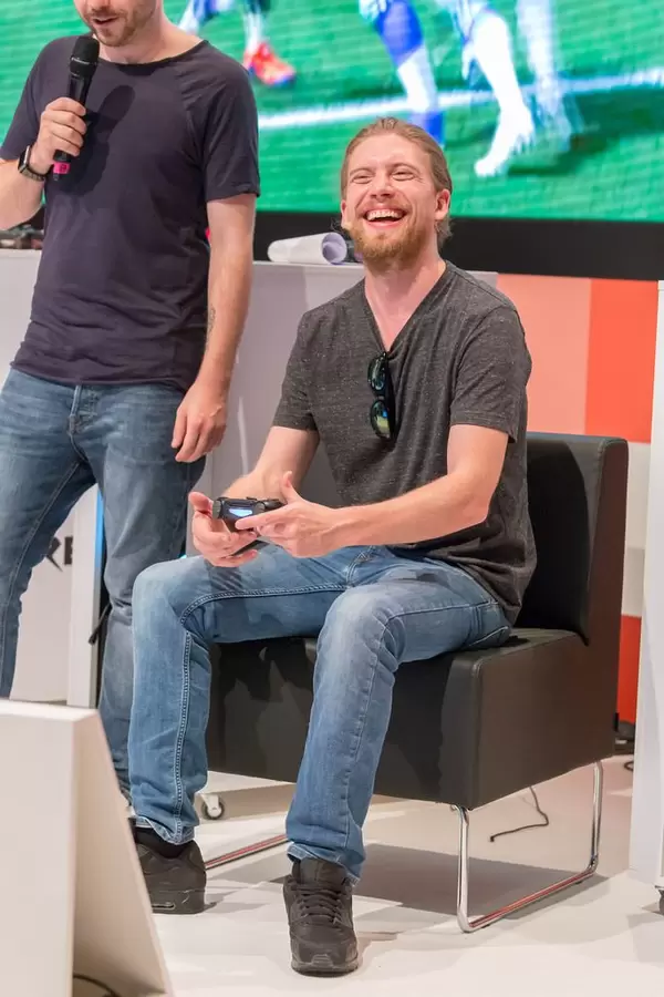 Sarazar having fun while playing Madden NFL 19