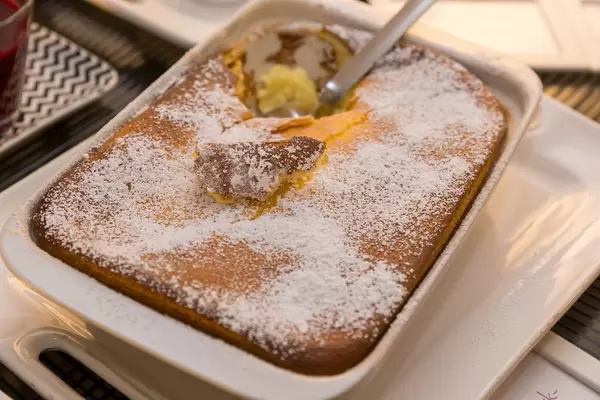 Sauerrahm-Quark-Souffle zum Nachtisch