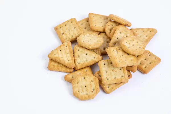 Saulty Snacks isolated above white background