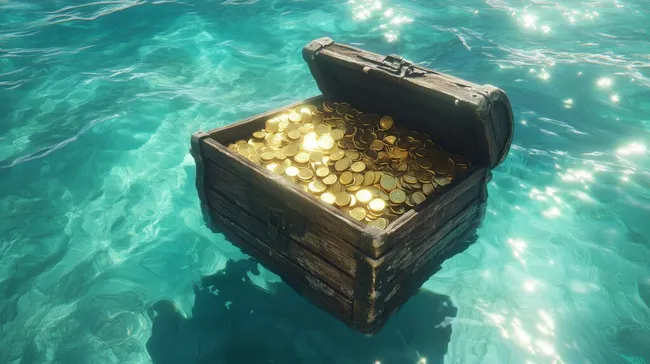 Schatzsuche im türkisblauen Ozean