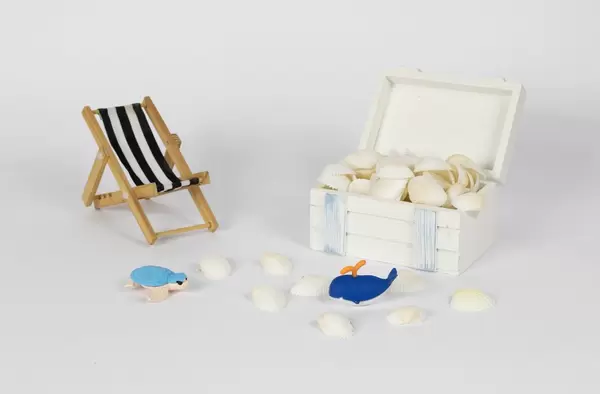 Schatztruhe voll von Muschelschalen