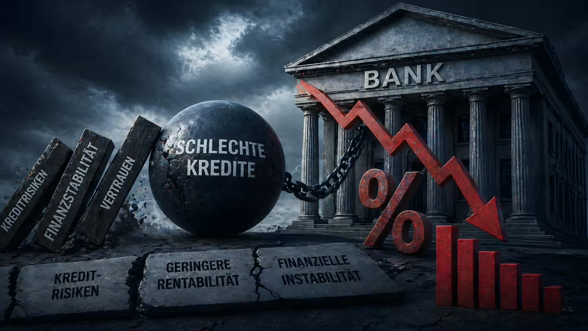 Schlechte Kredite belasten Bank – Finanzielle Instabilität