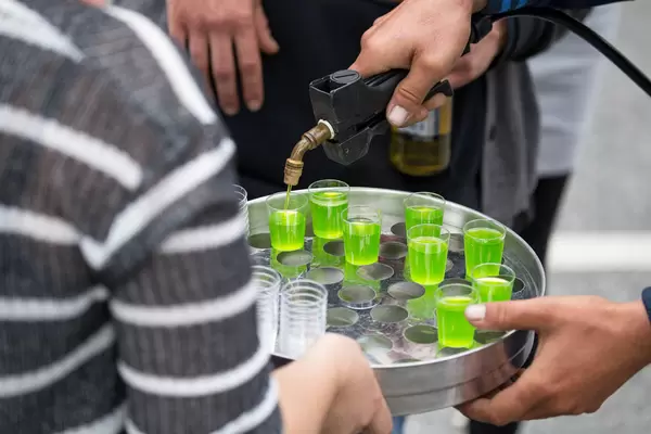 Schnaps auf dem Schlagermove 2016